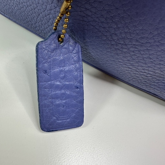 Coach Vintage - Sonoma 2-Handle Bucket Bag 4923, Pebbled - Periwinkle, USA 90s - Picture 2 of 14